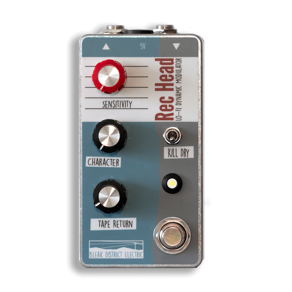 Bleak District Electric RecHead V2 front transparent 1024x1024 | Boost Guitar Pedals
