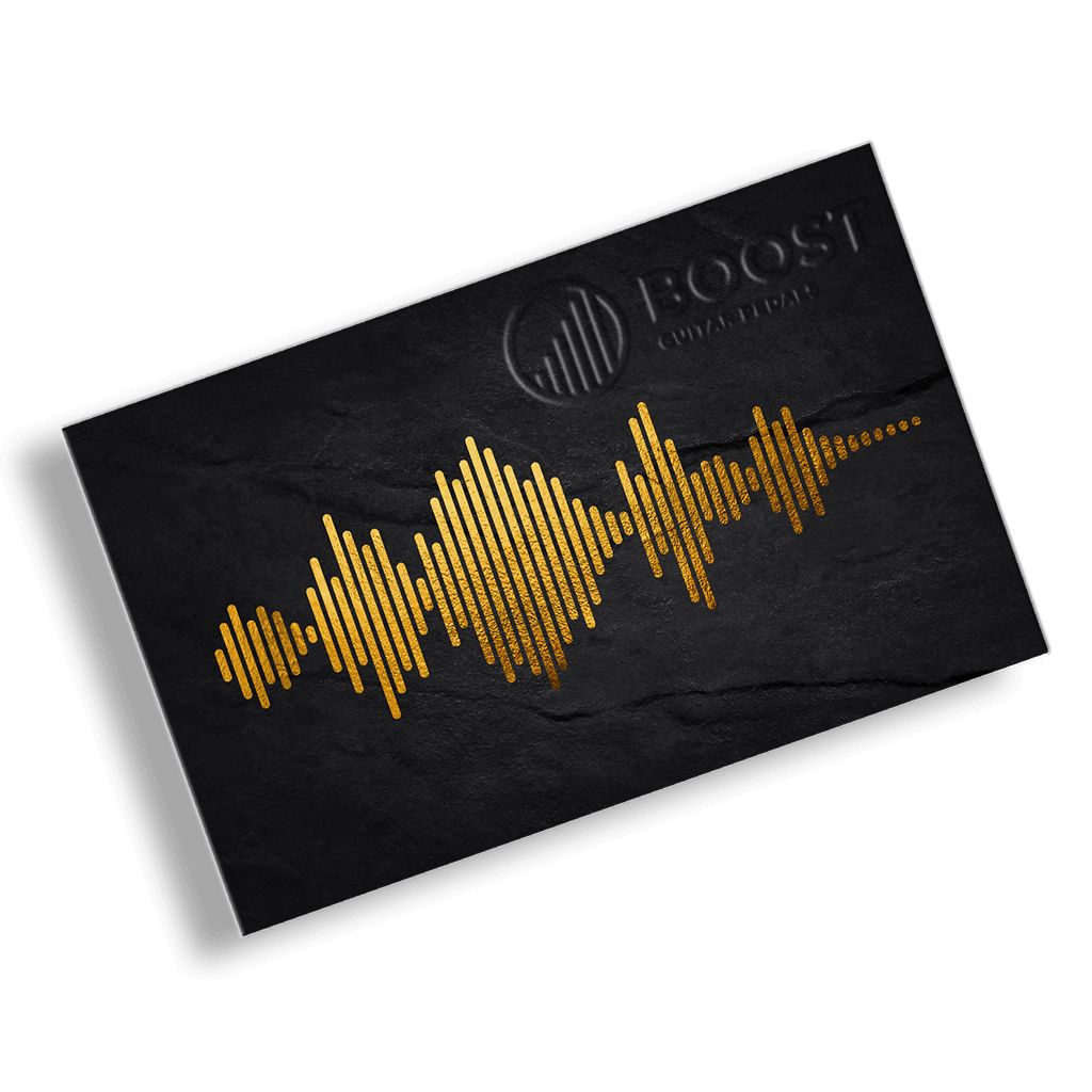 Digital Gift Card 2025 front transparent 1024x1024 | Boost Guitar Pedals