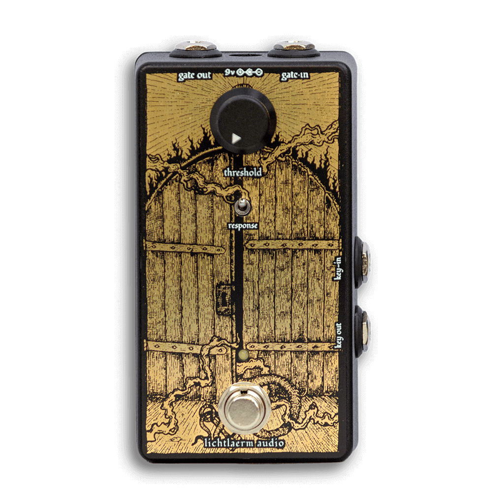 LICHTLAERM AUDIO The Key and The Gate front transparent 1024x1024 | Boost Guitar Pedals