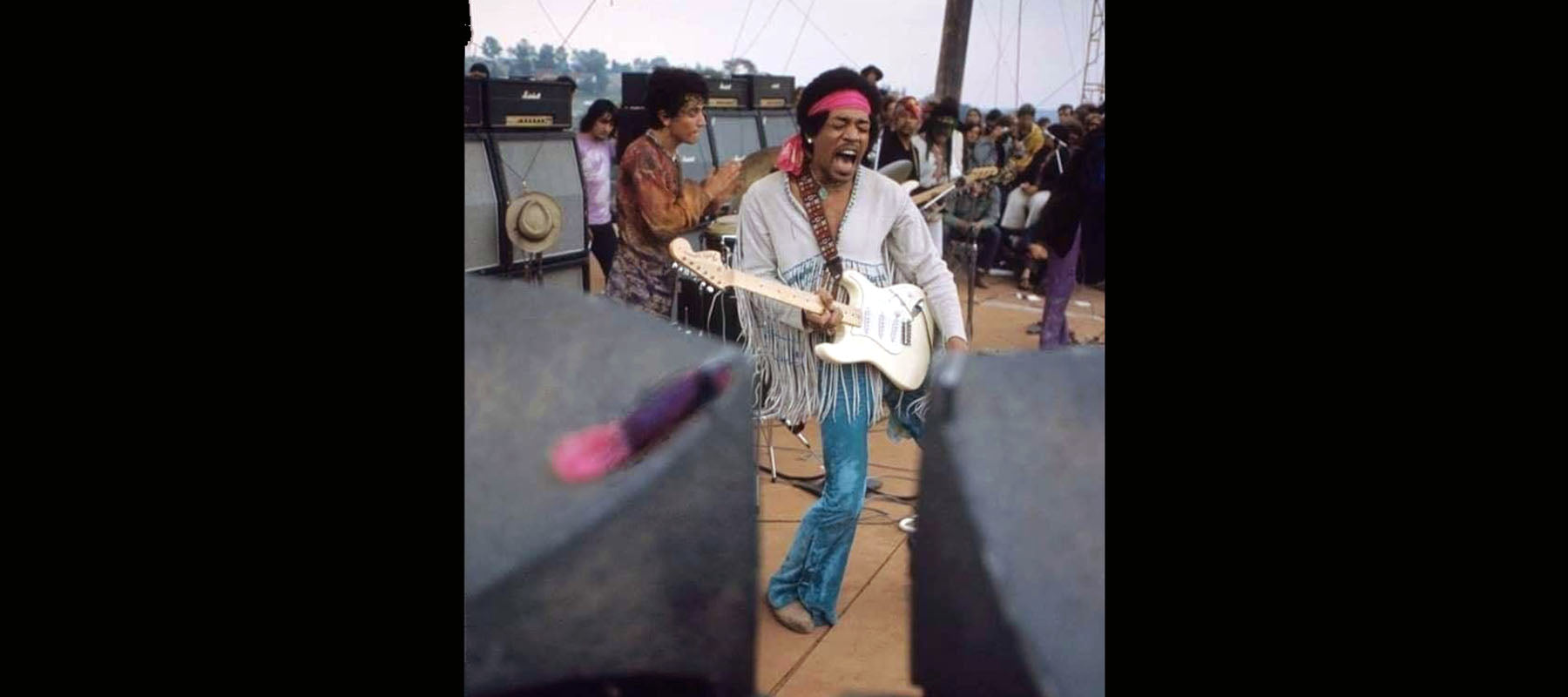 Jimi Hendrix's Guitar Gear: Woodstock 1969 1800x800 | Boost Guitar Pedals