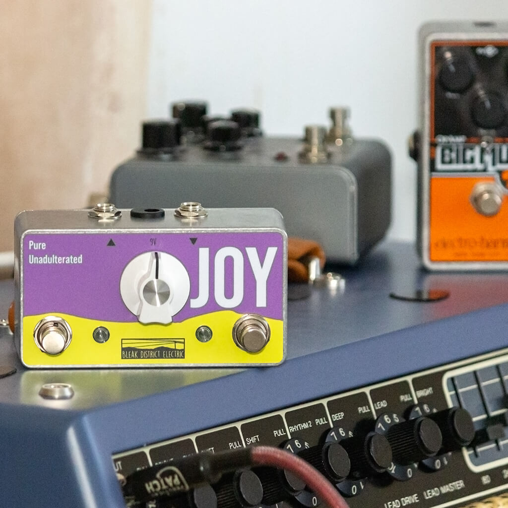 BLEAK DISTRICT ELECTRIC Joy contexr front 1024x1024 | Boost Guitar Pedals