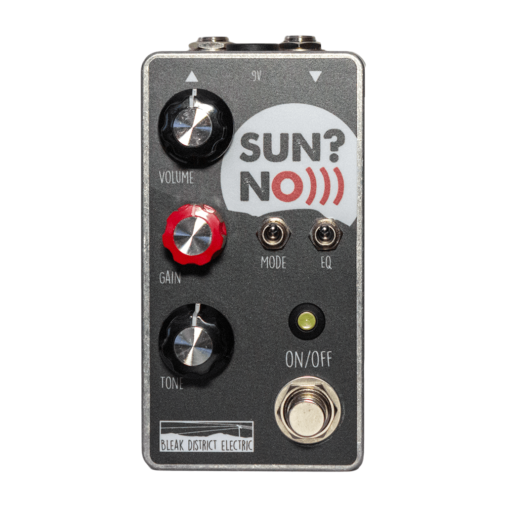 BLEAK DISTRICT ELECTRIC Sun?No V2 transparent front 1024x1024 | Boost Guitar Pedals