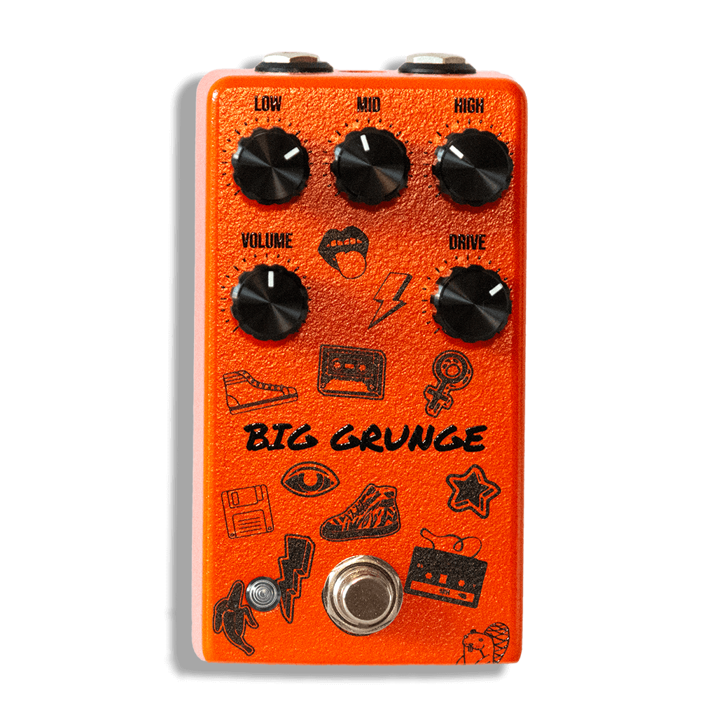 DRUNK BEAVER Big Grunge front transparent 1024x1024 | Boost Guitar Pedals