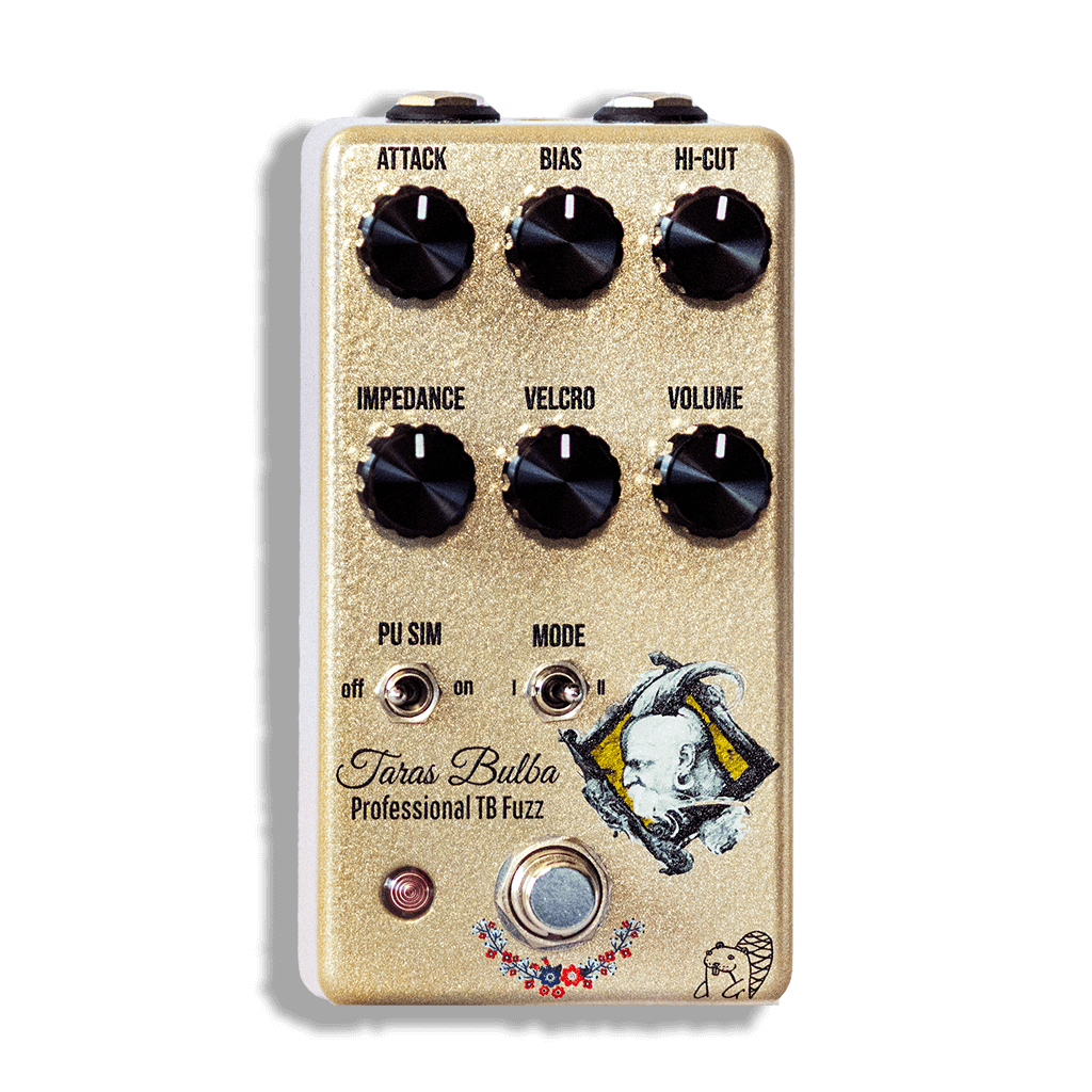 DRUNK BEAVER Taras Bulba V2 transparent front 1024x1024 | Boost Guitar Pedals