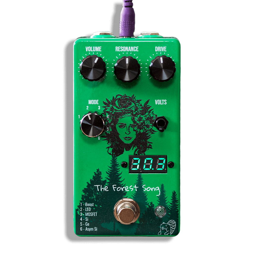 DRUNK BEAVER The Forest Song Front Transparent 1024x1024 | Boost Guitar Pedals