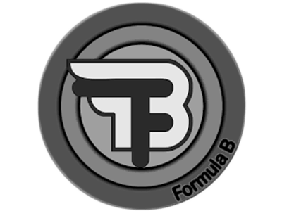 Formula B Pedals Logo Transparent b&w 400x300 | Boost Guitar Pedals