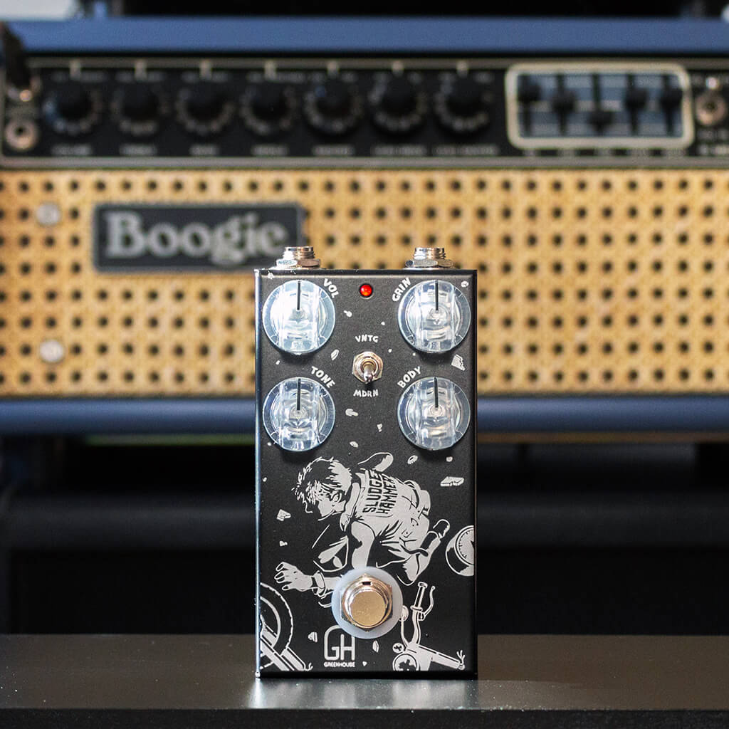 STOMP BOX STEALS: FUZZ- GREEN HOUSE EFFECTS Sludgehammer