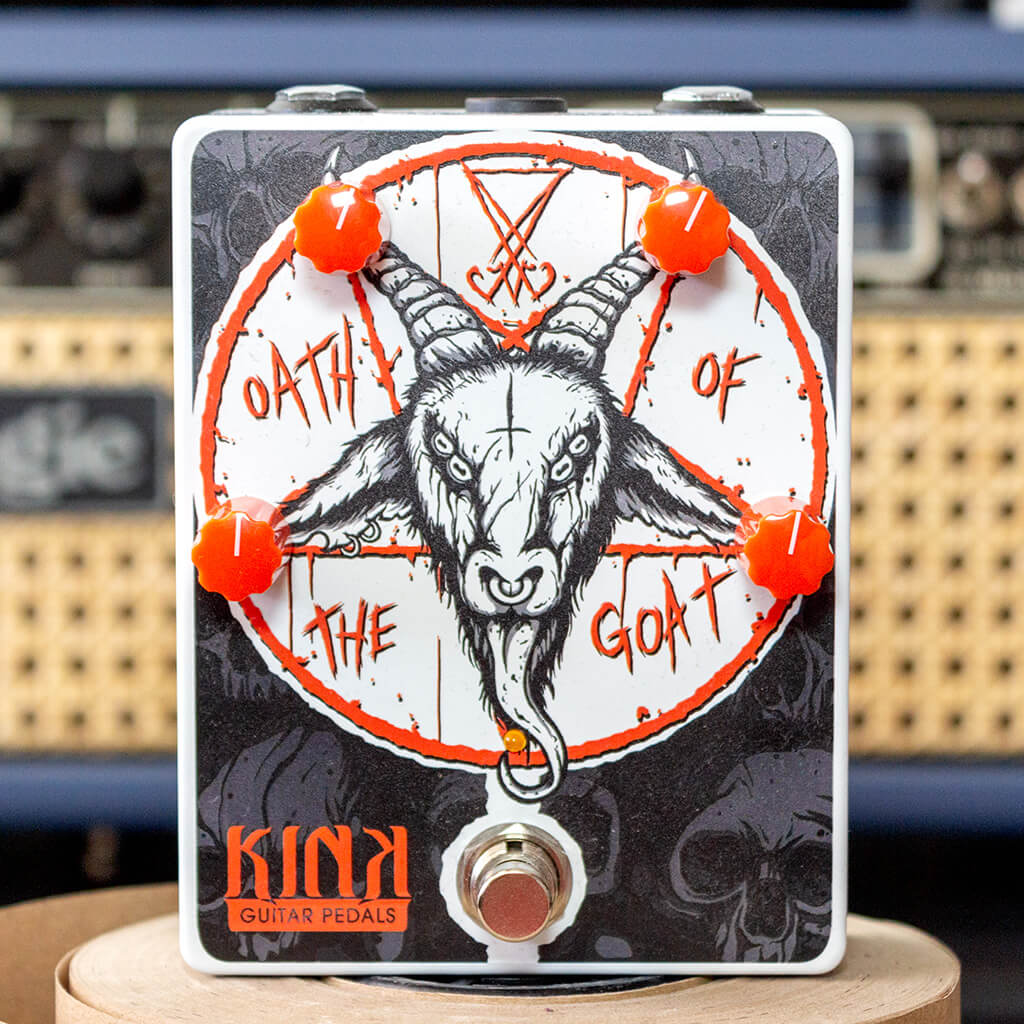 KINK GUITAR PEDALS Oath Of The Goat transparent front 1024x1024 | Boost Guitar Pedals