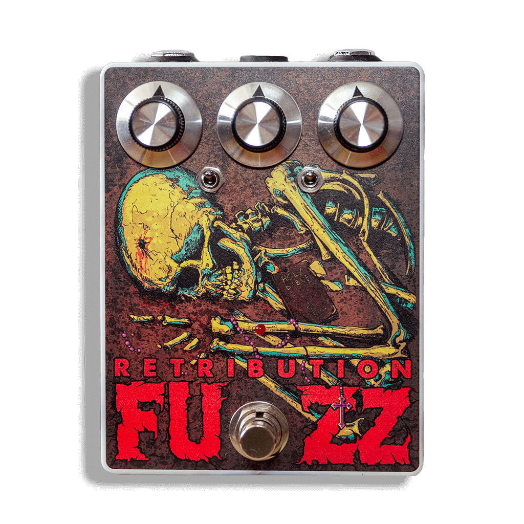 KINK GUITAR PEDALS Retribution Fuzz front transparent 1024x1024 | Boost Guitar Pedals