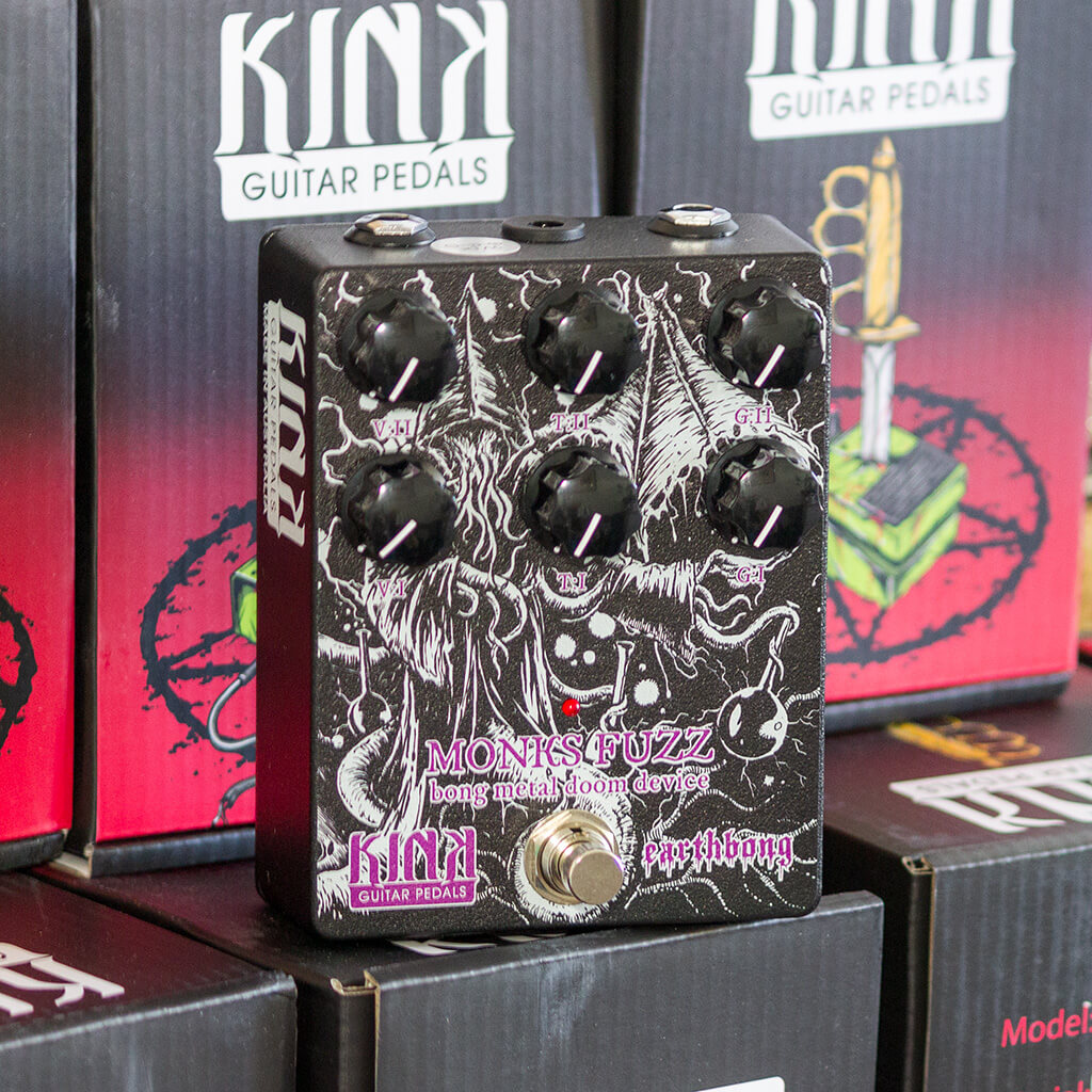 KINK GUITAR PEDALS Monks Fuzz front transparent 1024x1024 | Boost Guitar Pedals