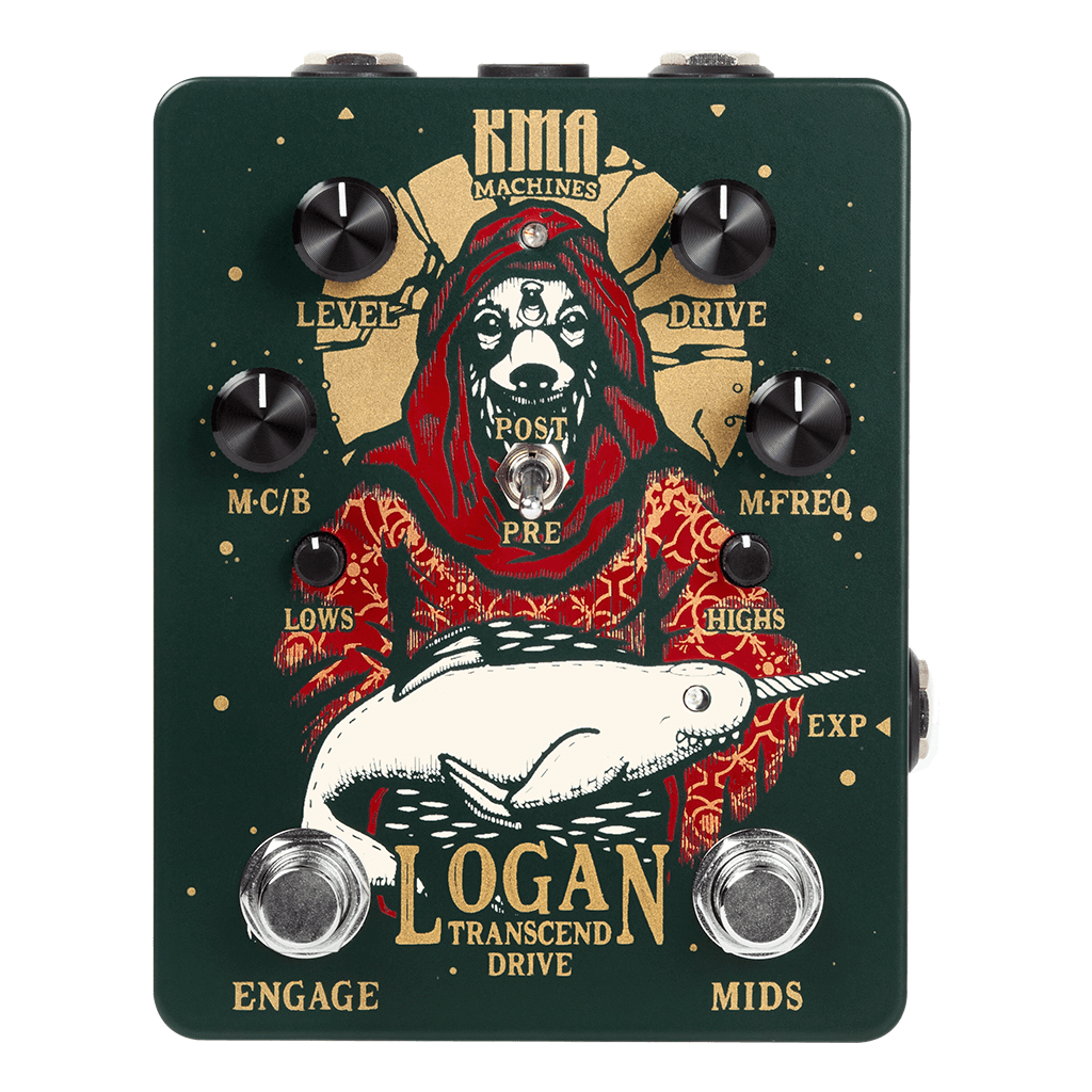 KMA MACHINES Logan Front Transparent 1024x1024 | Boost Guitar Pedals