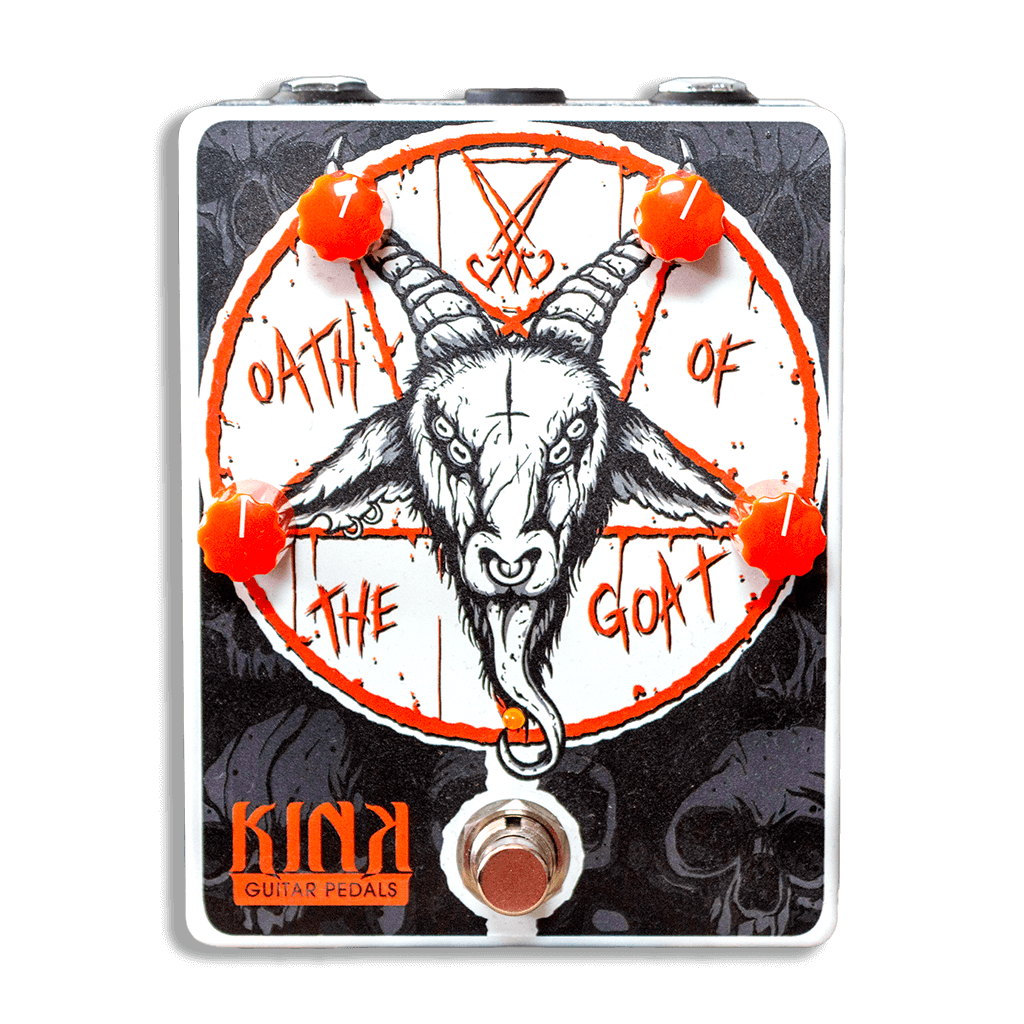 KINK GUITAR PEDALS Oath Of The Goat transparent front 1024x1024 | Boost Guitar Pedals