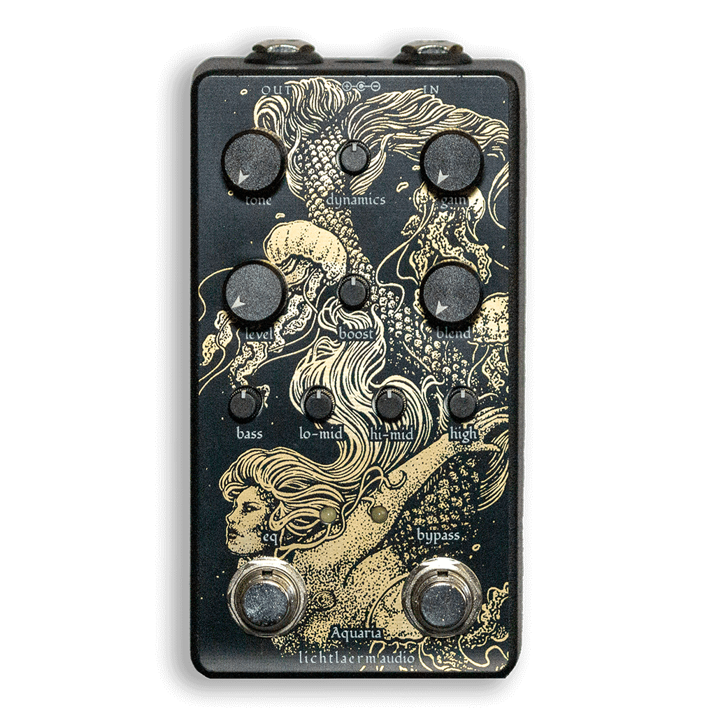 LICHTLAERM AUDIO Aquaria front transparent 1024x1024 | Boost Guitar Pedals