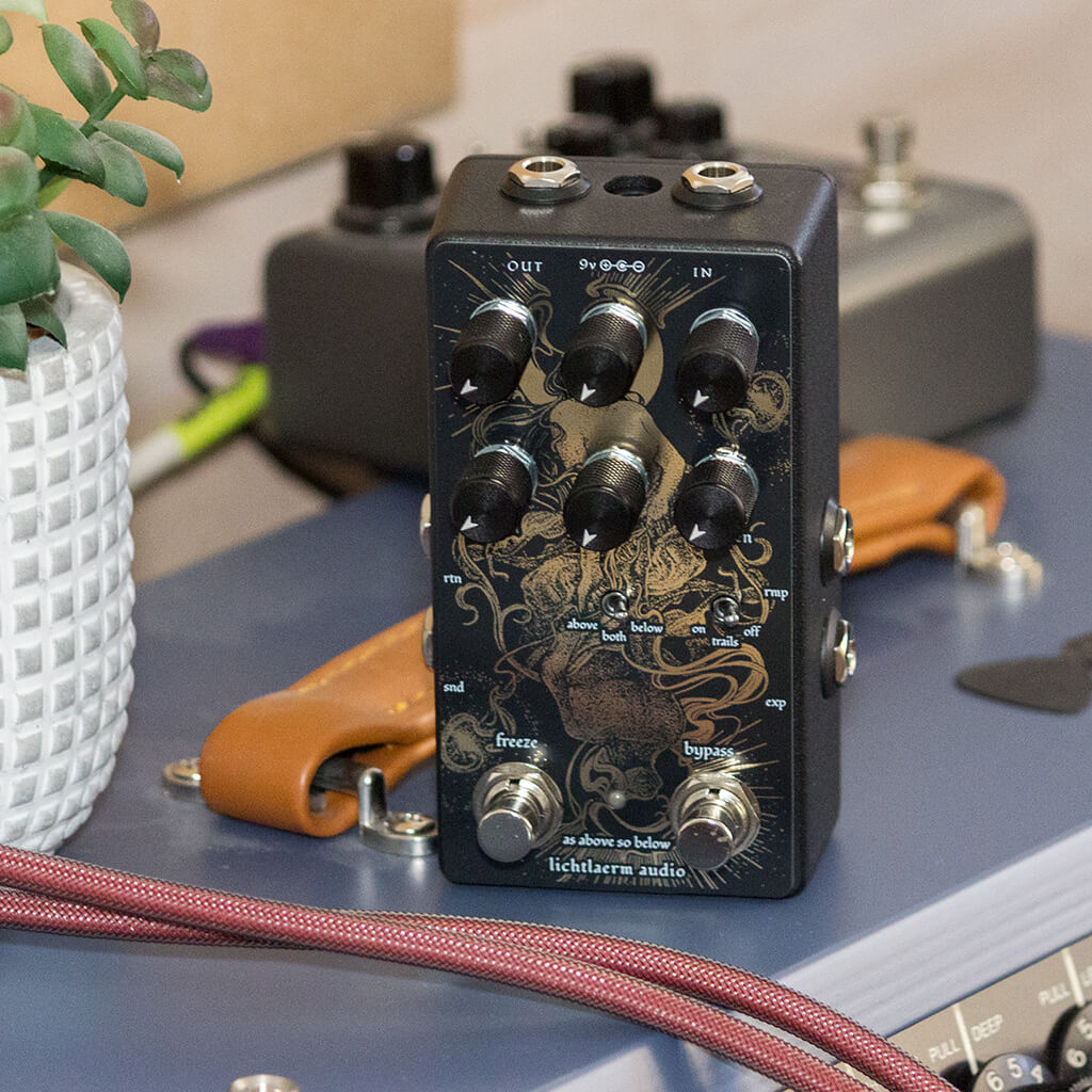 LICHTLAERM AUDIO As Above So Below front context 1024x1024 | Boost Guitar Pedals