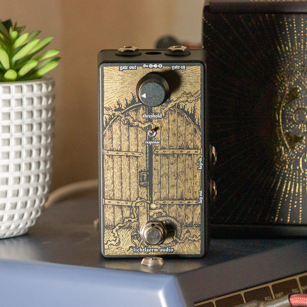 LICHTLAERM AUDIO The Key and The Gate front context 1024x1024 | Boost Guitar Pedals