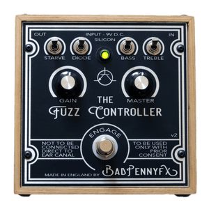 BAD PENNY FX Fuzz Controller V2 Front Transparent - Boost Guitar Pedals