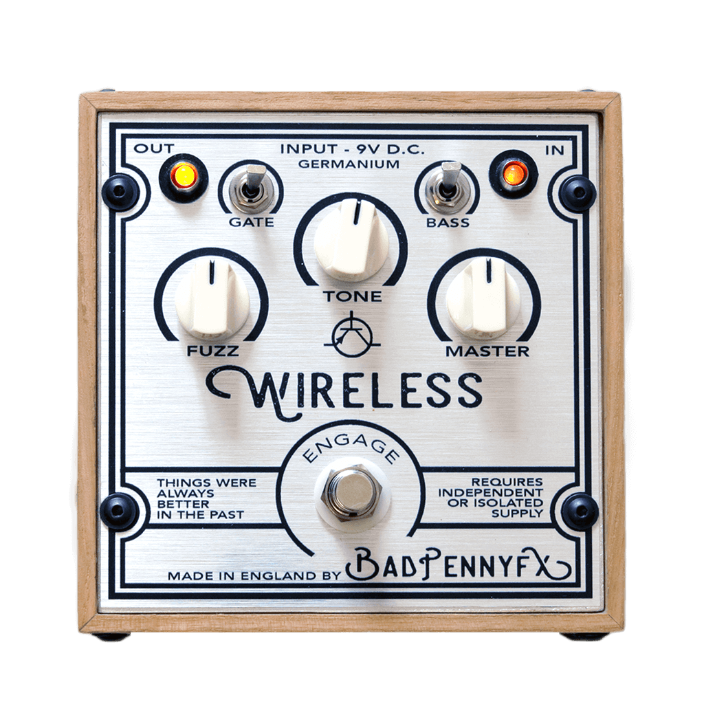 BAD PENNY FX Wireless Fuzz Front Transparent | Boost Guitar Pedals