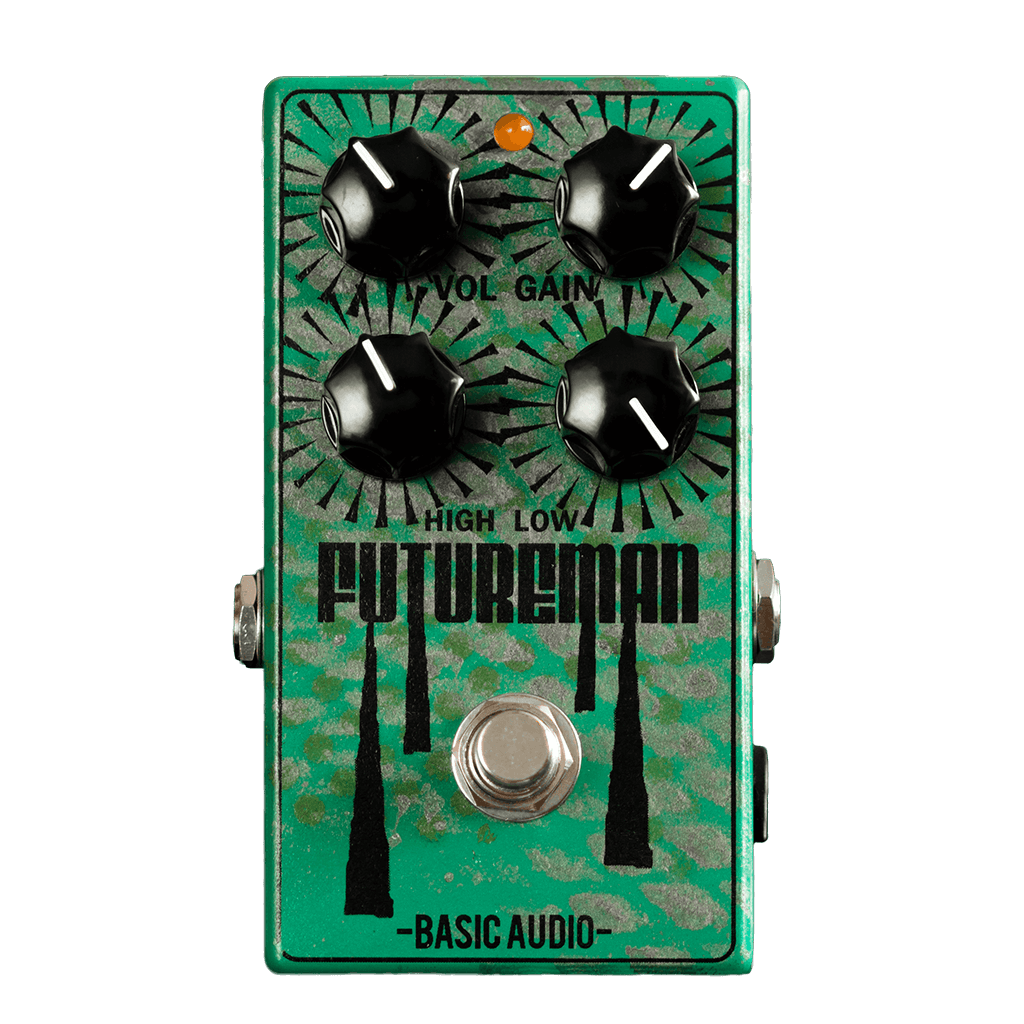 BASIC AUDIO Futureman Front Transparent | Boost Guitar Pedals