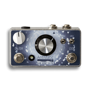 BLEAK DISTRICT ELECTRIC Antistatic transparent front 1024x1024 | Boost Guitar Pedals
