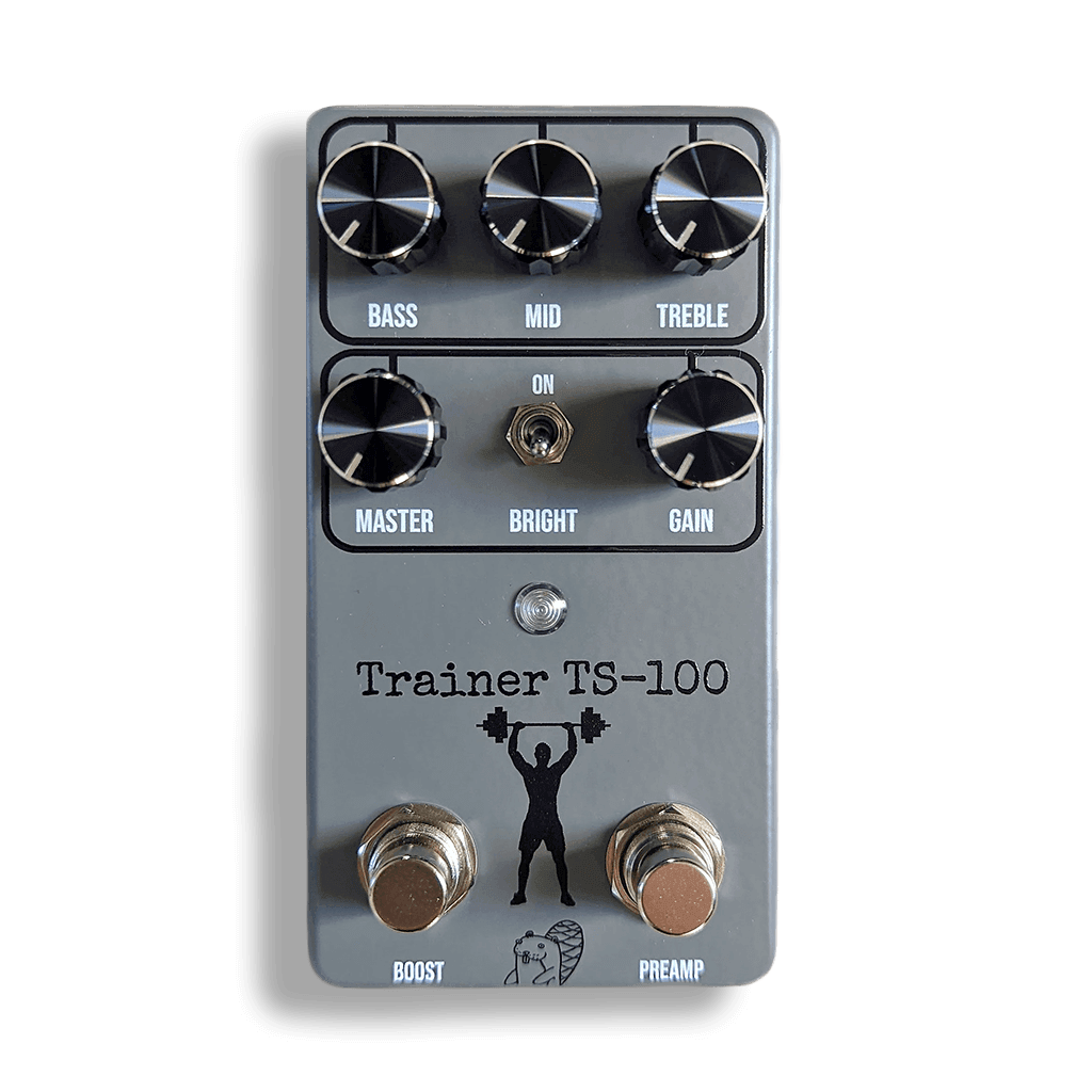 DRUNK BEAVER Trainer TS-100 transparent front 1024x1024 | Boost Guitar Pedals