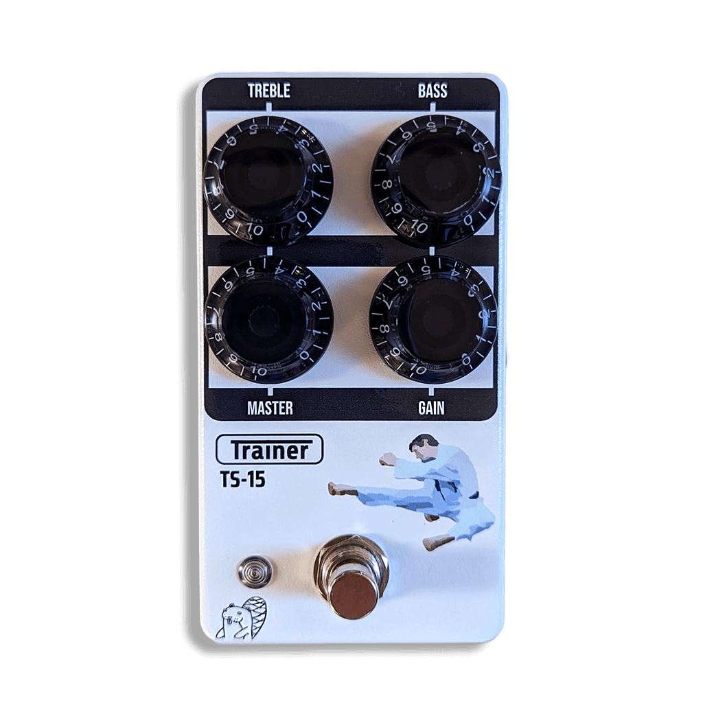 DRUNK BEAVER Trainer TS-15 transparent front 1024x1024 | Boost Guitar Pedals