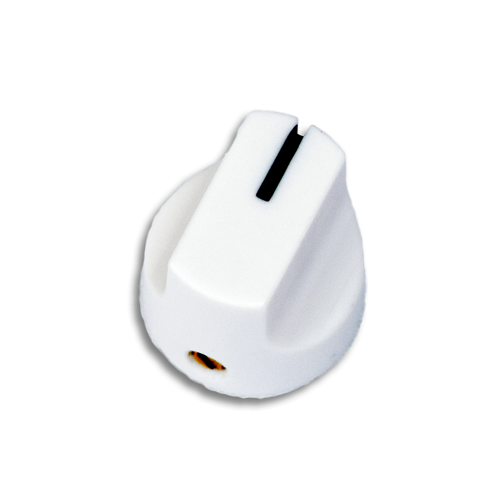 Davies 1611-Style Bone White 16mm Knob transparent 1024x1024 | Boost Guitar Pedals
