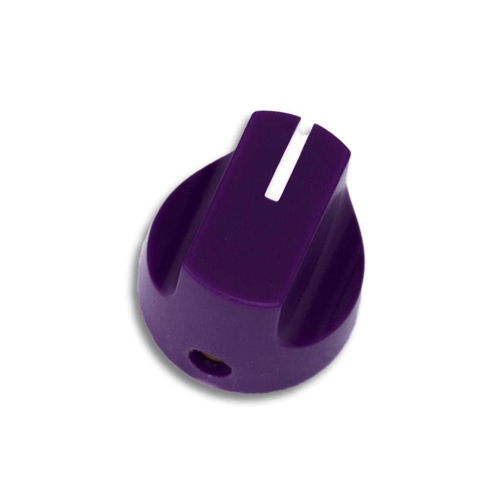 Davies 1611-Style Purple 16mm Knob transparent 1024x1024 | Boost Guitar Pedals