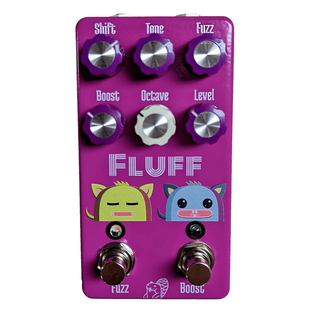 Drunk Beaver Fluff Front Transparent 1024x1024 | Boost Guitar Pedals