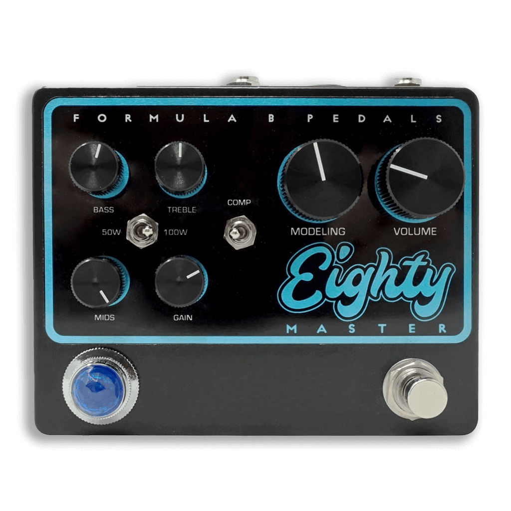 FORMULA B Eighty Master front transparent 1024x1024 | Boost Guitar Pedals