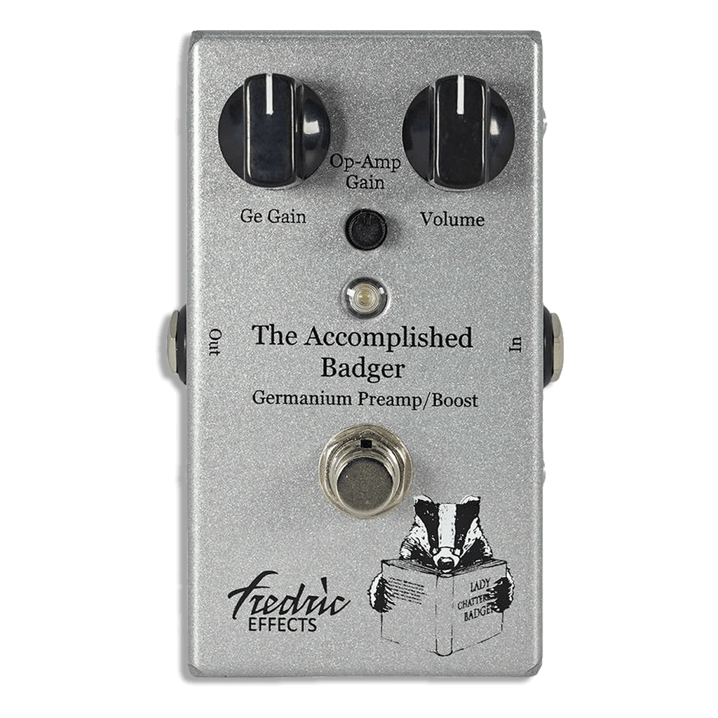 FREDRIC EFFECTS Accomplished Badger MkII Preamp front transparent 1024x1024| Boost Guitar Pedals