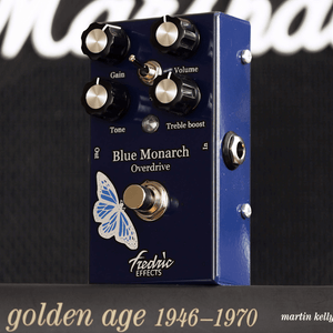 FREDRIC EFFECTS Blue Monarch Overdrive Right Context 1024x1024 | Boost Guitar Pedals