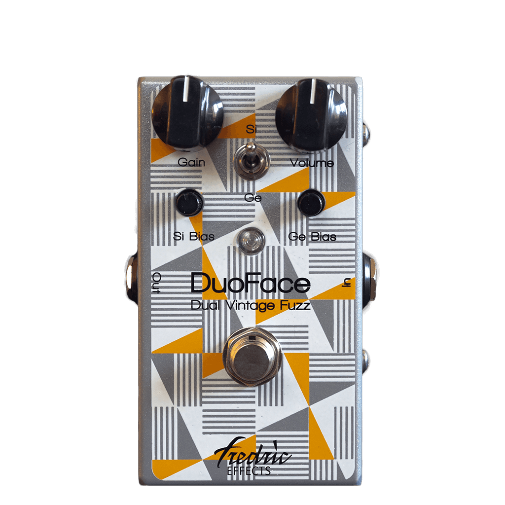 FREDRIC EFFECTS DuoFace Front Transparent | Boost Guitar Pedals