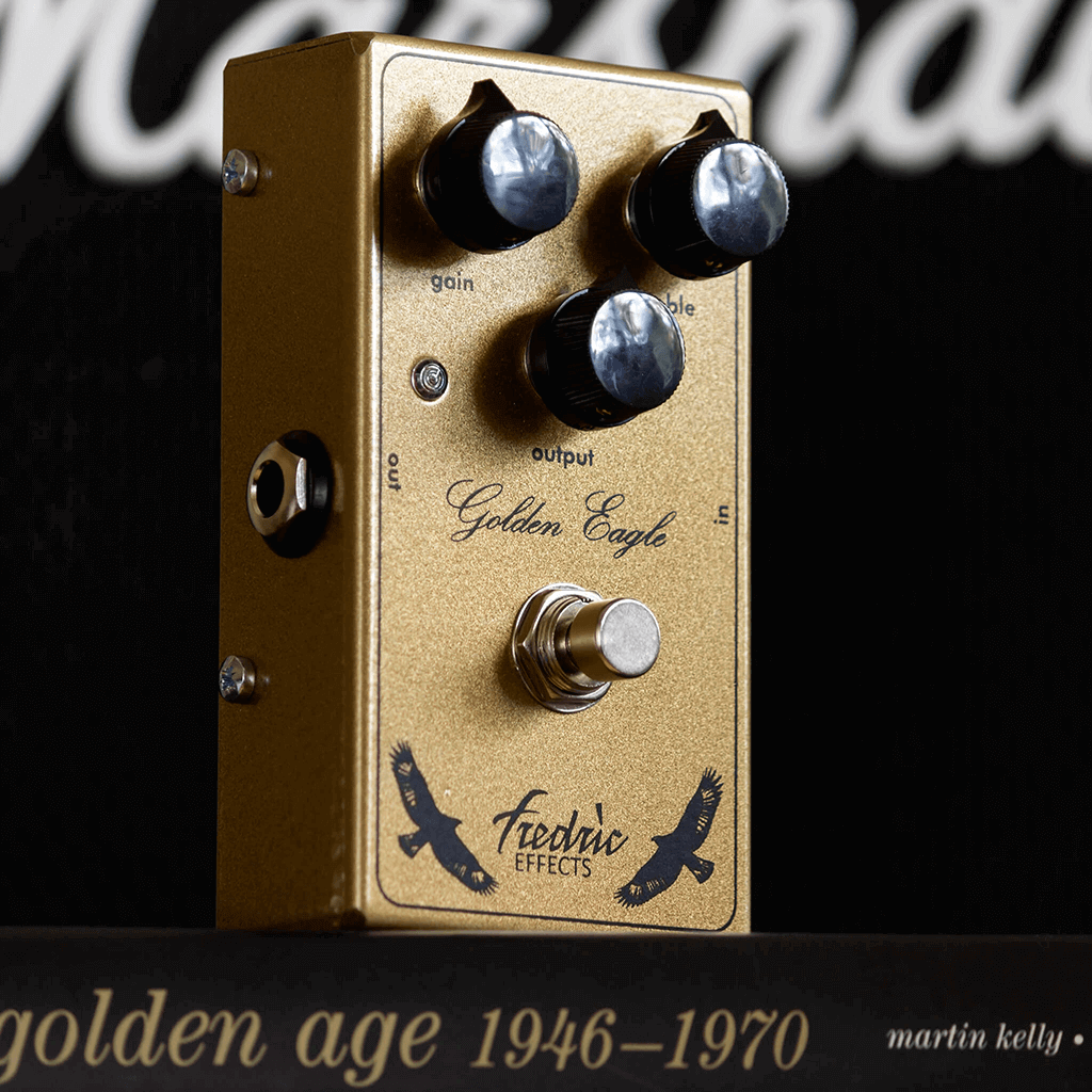 FREDRIC EFFECTS Golden Eagle Left Context | Boost Guitar Pedals