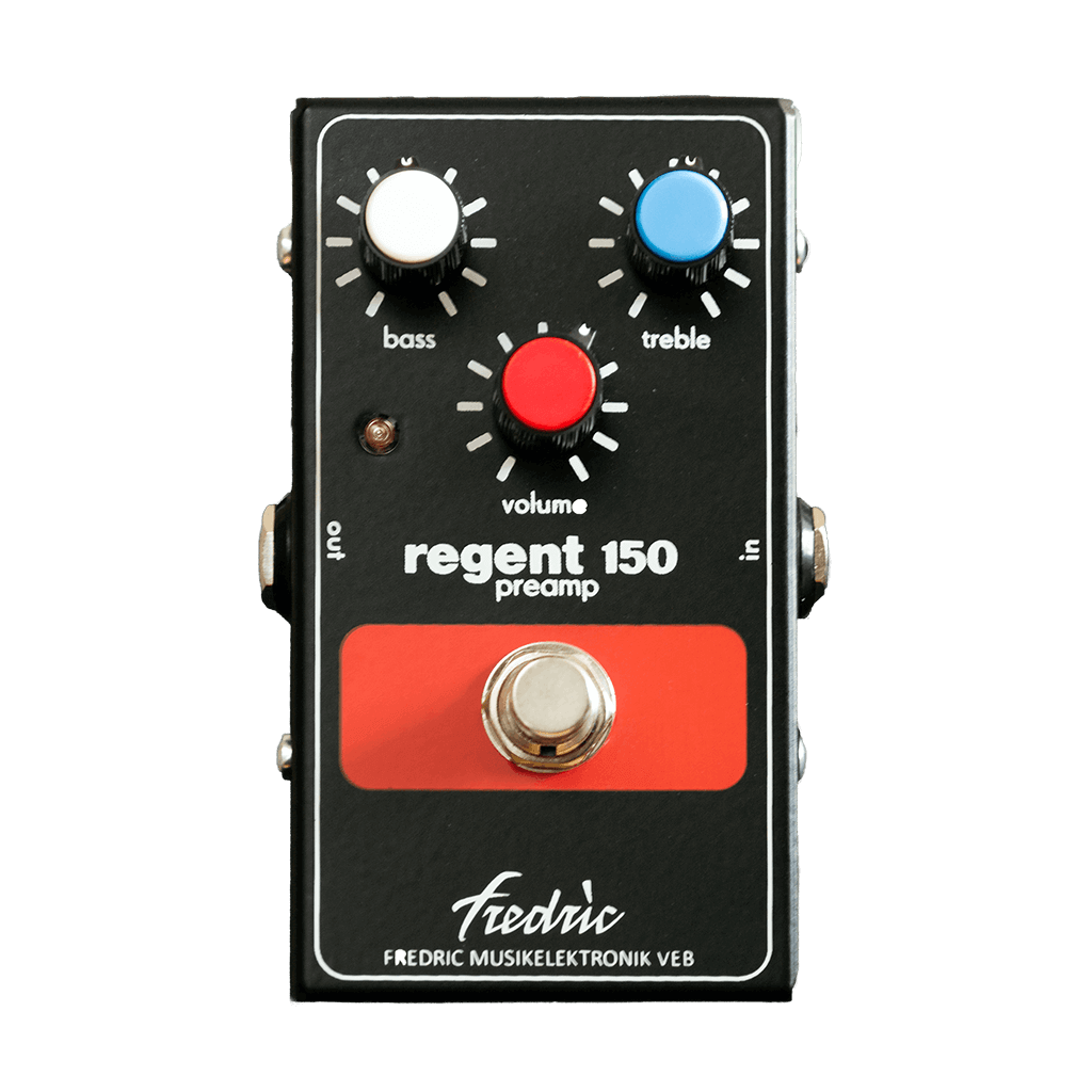 FREDRIC EFFECTS Regent 150 Preamp front transparent | Boost Guitar Pedals