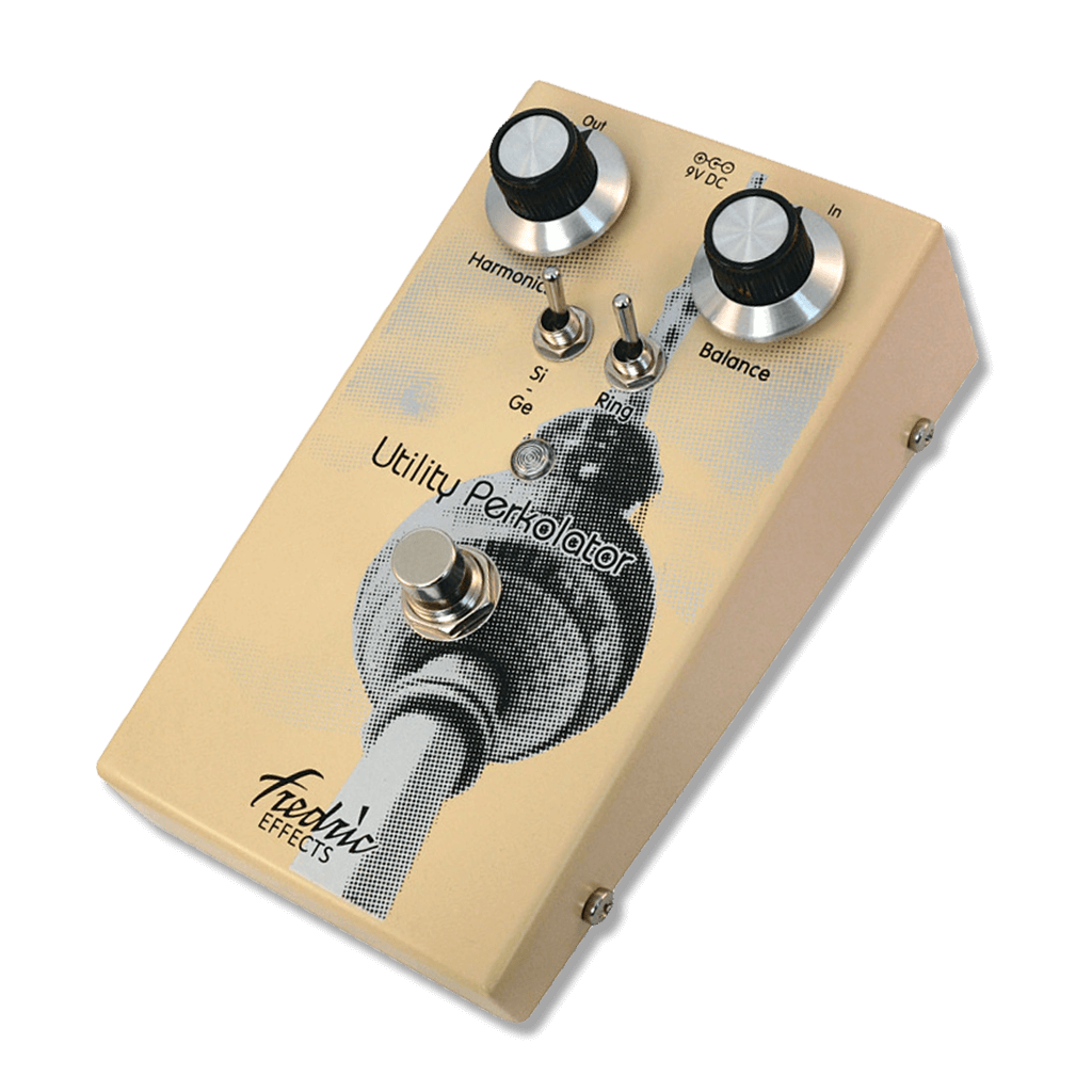 FREDRIC EFFECTS Utility Perkolator MkII transparent angle 1024x1024 | Boost Guitar Pedals