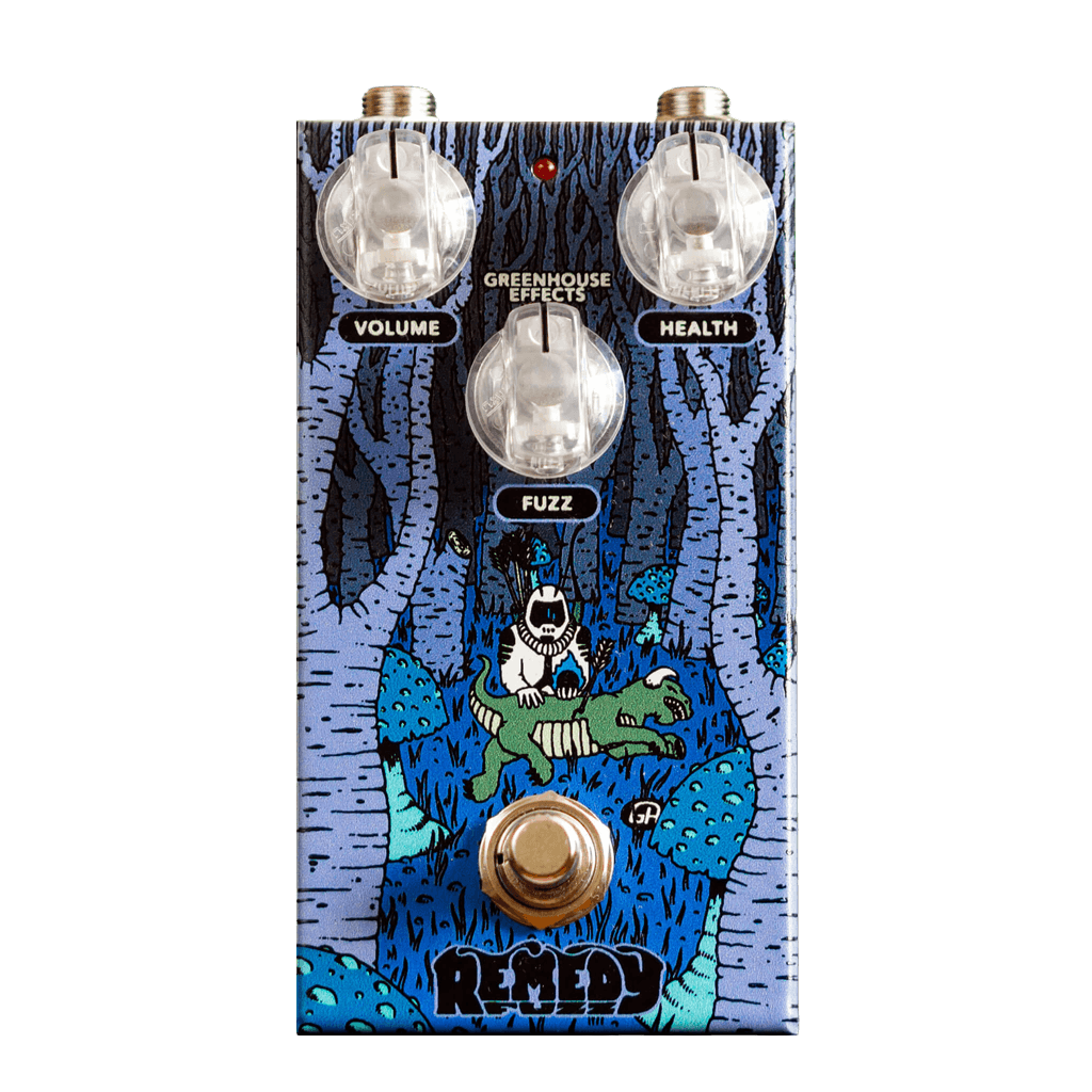 GREENHOUSE EFFECTS Remedy Fuzz front Transparent | Boost Guitar Pedals