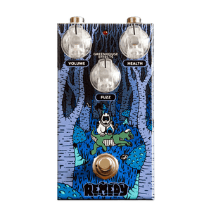 GREENHOUSE EFFECTS Remedy Fuzz front Transparent | Boost Guitar Pedals