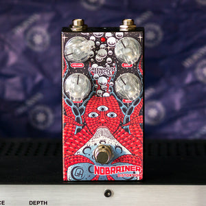 GREENHOUSE EFFECTS Nobrainer distortion front context | Boost Guitar Pedals