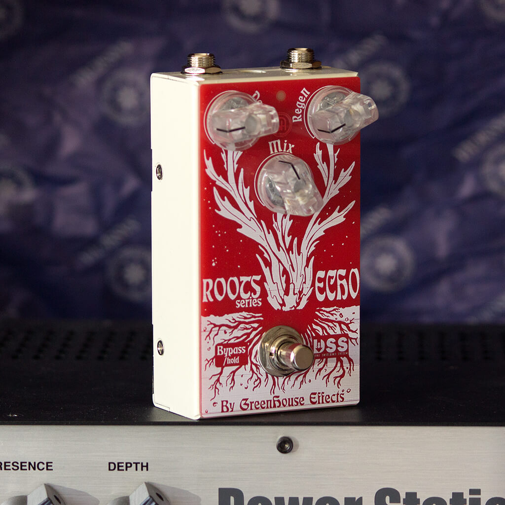 GREENHOUSE EFFECTS Roots Echo Right Context | Boost Guitar Pedals