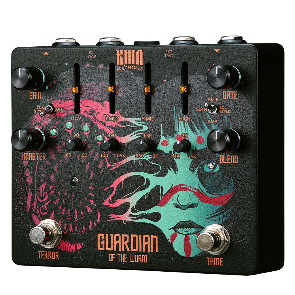 KMA MACHINES Guardian Of The Wurm Left 1024x1024 | Boost Guitar Pedals
