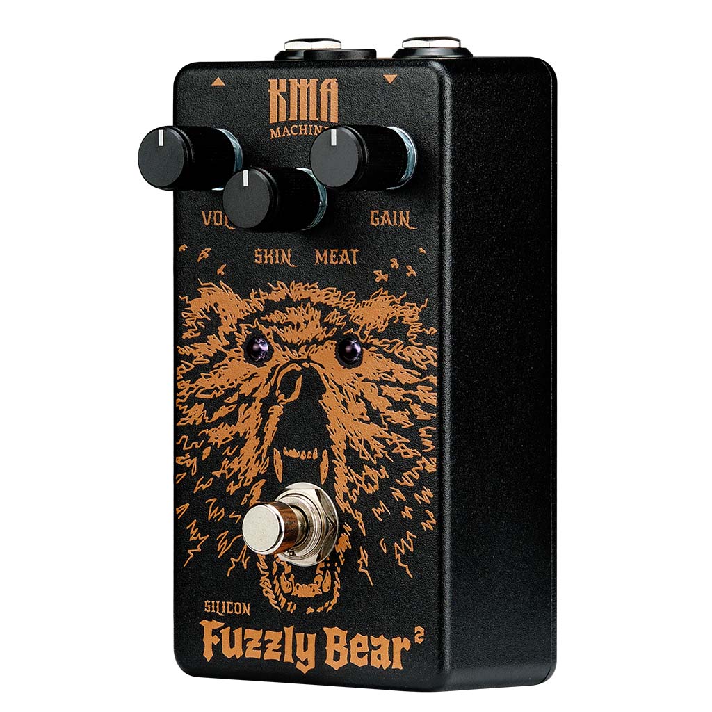 KMA MACHINES Silicon Fuzzly Bear 2 Transparent Front 1024x1024 | Boost Guitar Pedals