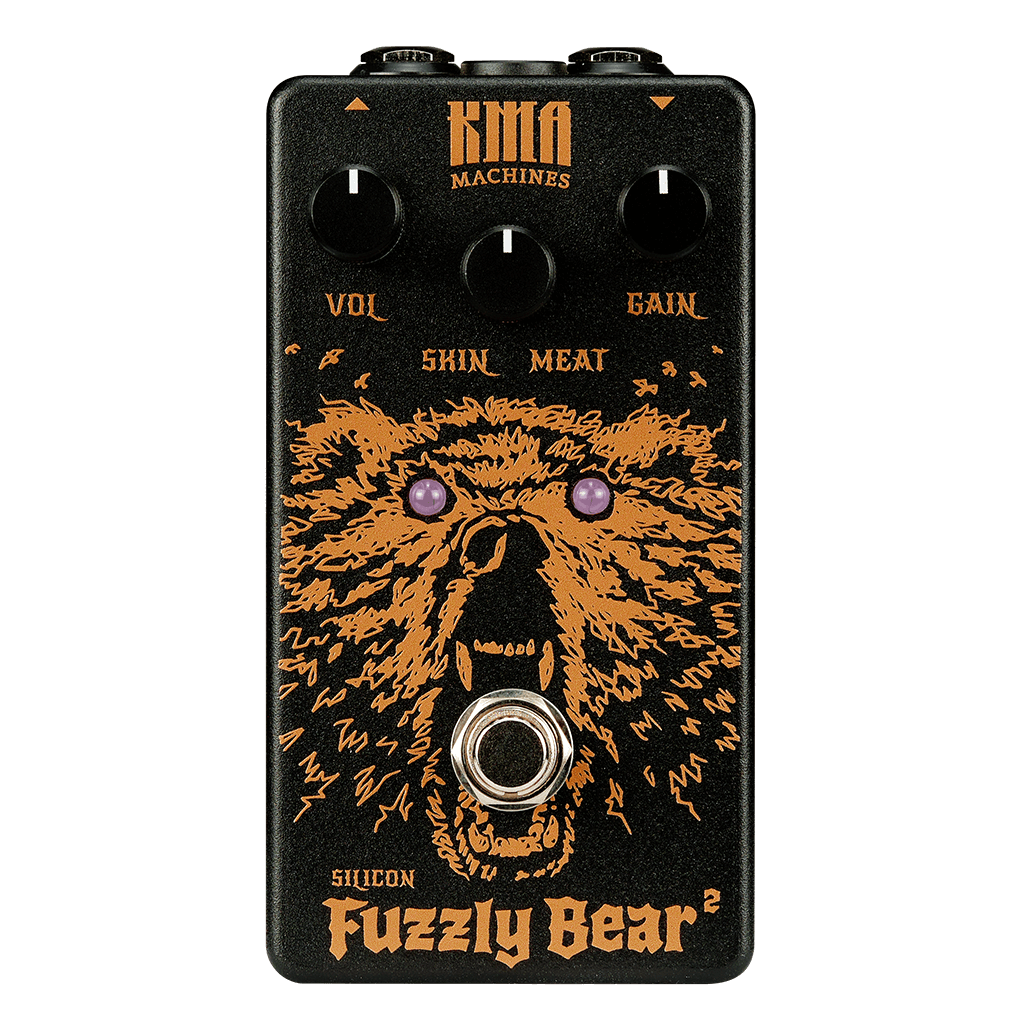 KMA MACHINES Silicon Fuzzly Bear 2 Transparent Front 1024x1024 | Boost Guitar Pedals