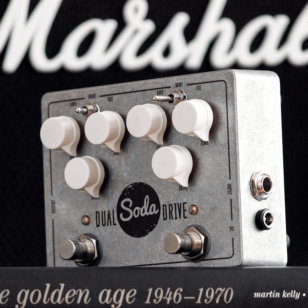 dual overdrive boost pedal RAYGUN FX Dual Soda Drive+
