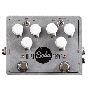 RAYGUN FX Dual Soda Drive+ Transparent front | Boost Guitar Pedals