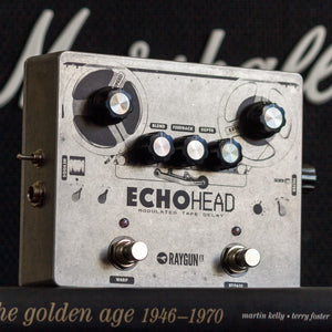 RAYGUN FX Echohead Analogue Delay Right Context - Boost Guitar Pedals