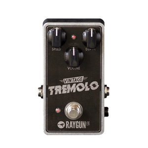 RAYGUN FX Vintage Tremolo Transparent Front | Boost Guitar Pedals