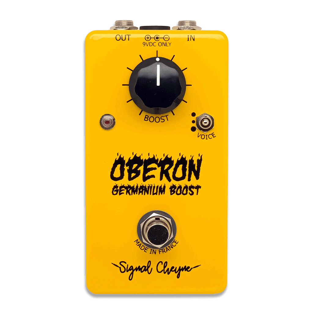 SIGNAL CHEYNE Oberon Germanium Boost transparent front 1024x1024 | Boost Guitar Pedals