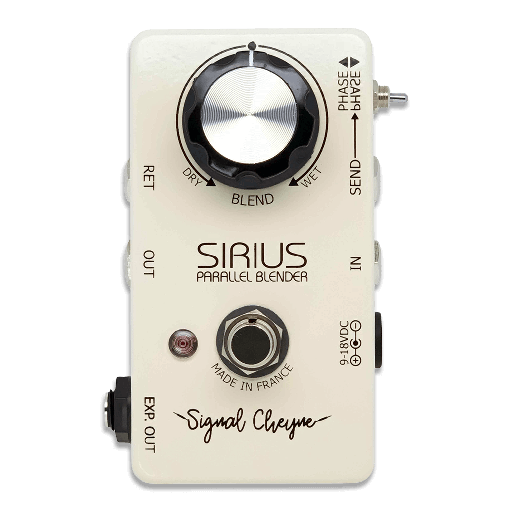 SIGNAL CHEYNE Sirius Parallel Blender V3 front transparent 1024x1024 | Boost Guitar Pedals
