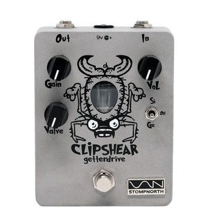 STOMPNORTH Clipshear Getter Drive front transparent | Boost Guitar Pedals