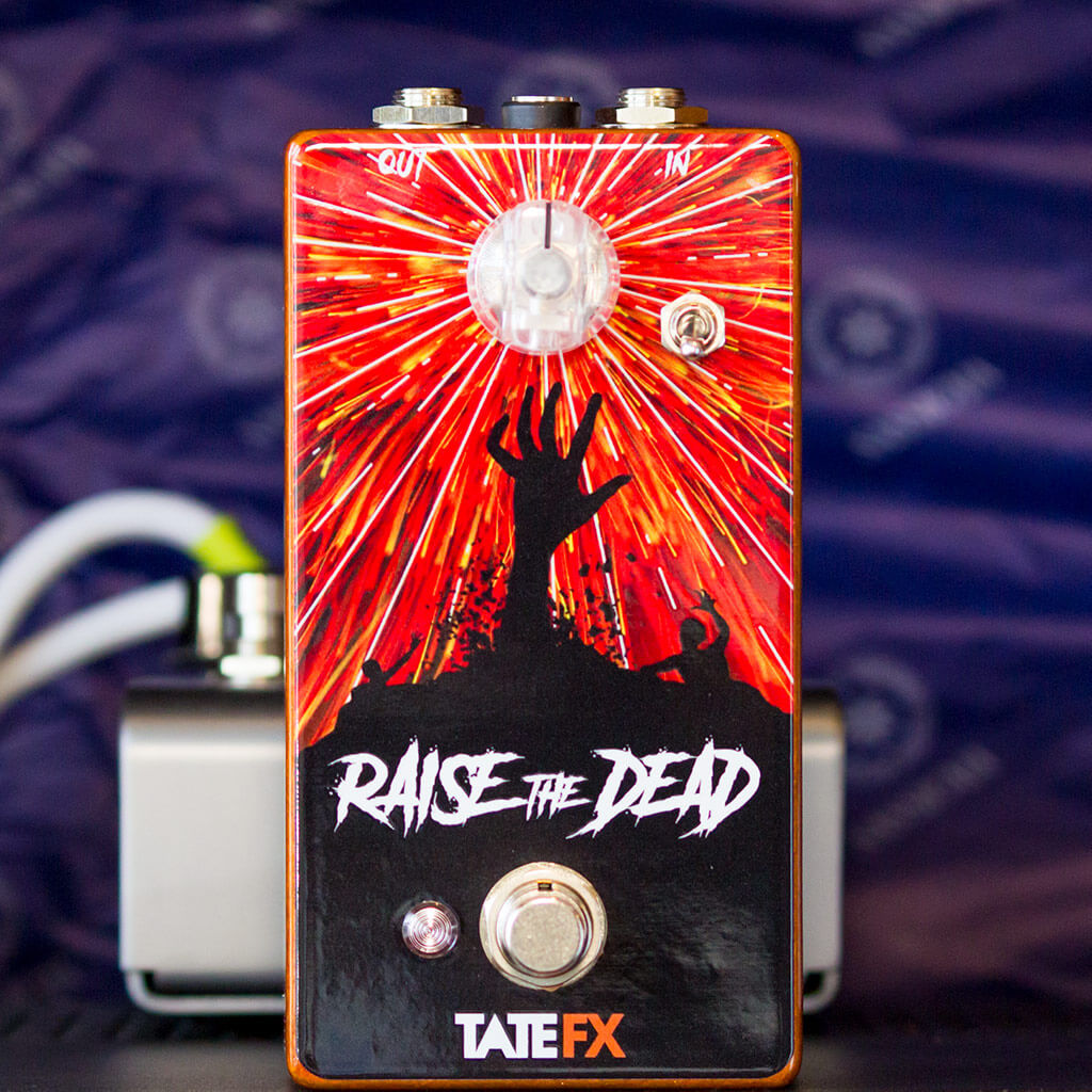 TATE FX Raise The Dead BGP Limited Edition Front Context 1024 | Boost Guitar Pedals